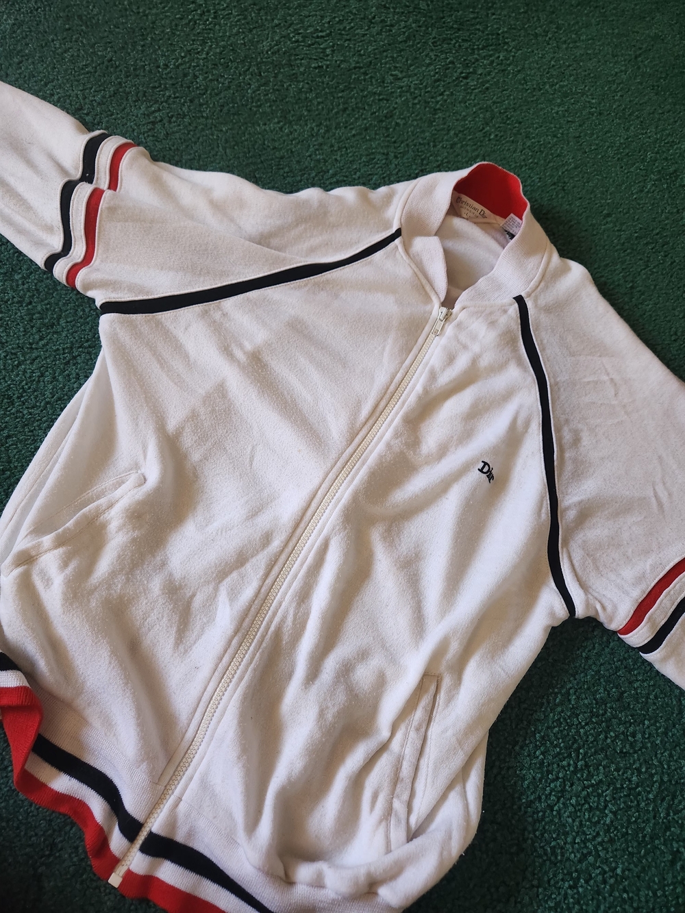 Christian Dior Men's White Jumper